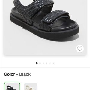 Target Black Sandals